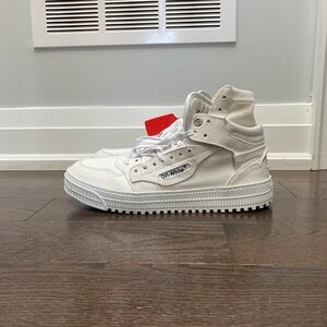 Off-White 3.0 Off-Court “White” High-Top Sneakers